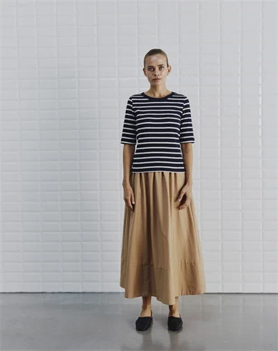 Withblack - WBLMilan Maxi Nederdel - Summer Caramel 
